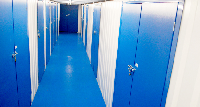 Photo: Corridor in storage unit